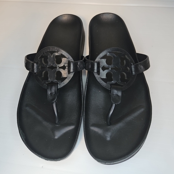 Tory Burch Cloud Sandals in brown - Picture 1 of 8